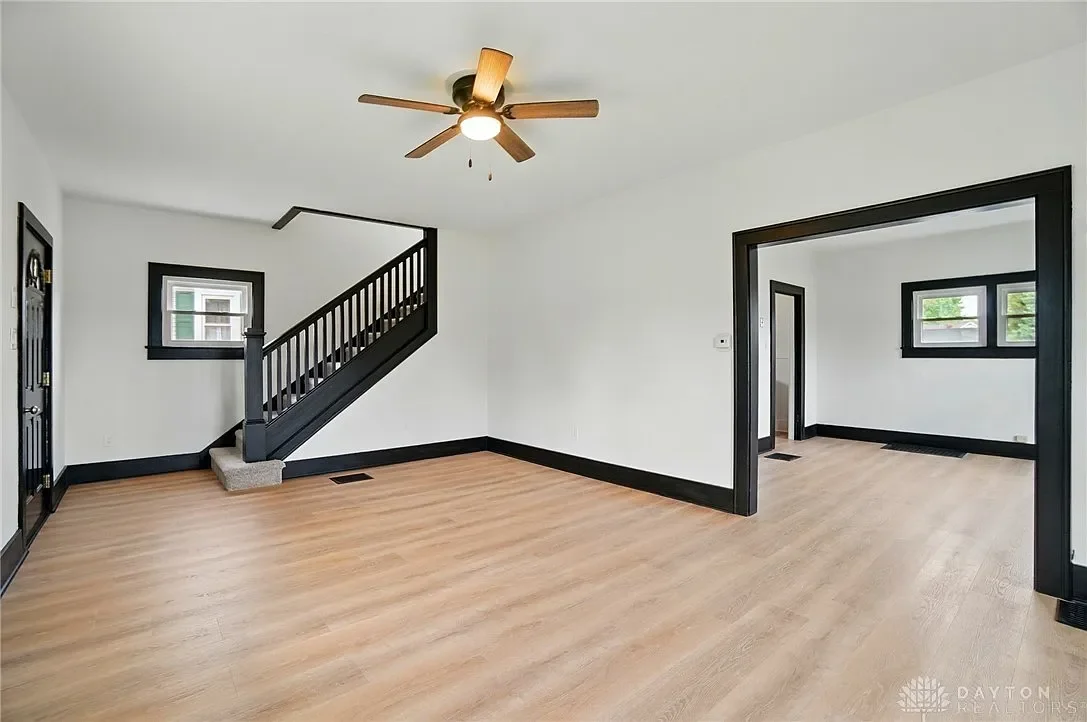 After: Bright bedroom with new carpet at 902 N Detroit St, Xenia OH